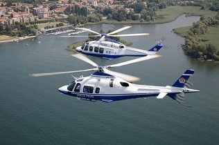 Agusta A109 Faro helicopter flights